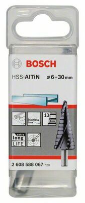 Bosch Power Tools Stufenbohrer HSS-AlTiN, 6-30mm 2608588067