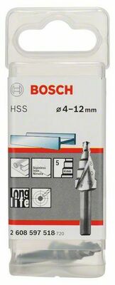 Bosch Power Tools Stufenbohrer HSS, 4 - 12 mm, 6mm 2608597518