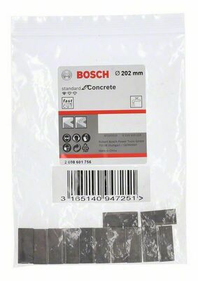 Bosch Power Tools Segment 200 mm, 12, 10 mm 2608601756