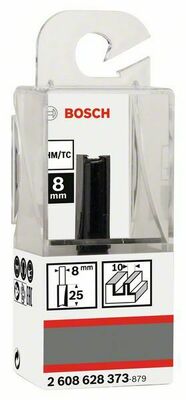 Bosch Power Tools Nutfräser 8mm,D1 10mm,L25,4mm 2608628373