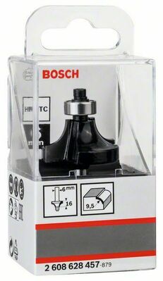 Bosch Power Tools Abrundfräser 6mm, D 31,8mm 2608628457