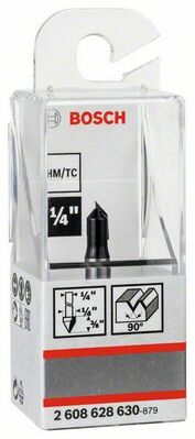 Bosch Power Tools Nutfräser 1/4Zoll,D16,3mm 2608628630