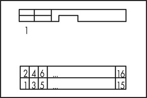 WAGO GmbH & Co. KG Übergabemodul Flachstecker 10-pol 289-611