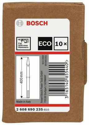 Bosch Power Tools Spitzmeißel SDS max, 400mm VE10 2608690235