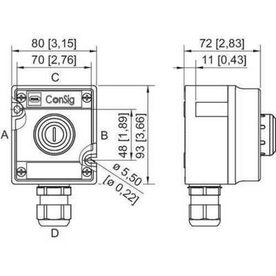 Stahl Schlüsselschalter 8040/1180X-08M01SA05