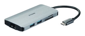 DLink Deutschland USB 3.0 Hub USB-C 8-Port DUB-M810