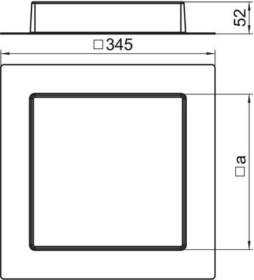 OBO Bettermann Vertr Schalkörper GES9 SK HB 245X245