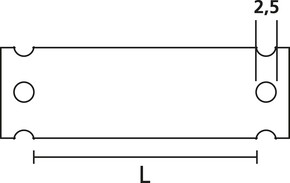 HellermannTyton Zeichenträger HC 09-52-CL (VE50)