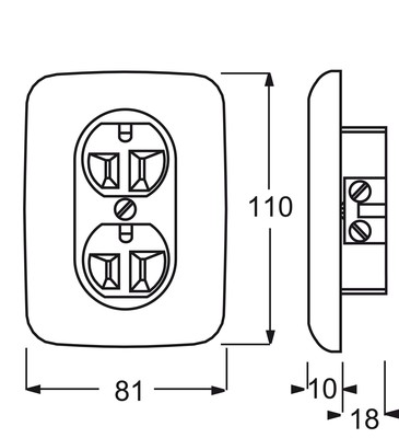 Busch-Jaeger Doppelsteckdose 3016-02 EUI-212