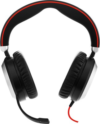 GN Audio Headset beidohrig schnurgebunden JabraEvolve80UCDuo