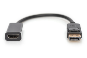 DIGITUS DisplayPort Adapterkabel 0.15m, schwarz AK-340400-001-S