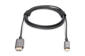 DIGITUS Video-Adapterkabel USB-C, 1,8m, schwarz DA-70821