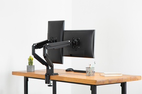 DIGITUS Dual Monitorhalter 2x 9 kg, schwarz DA-90395