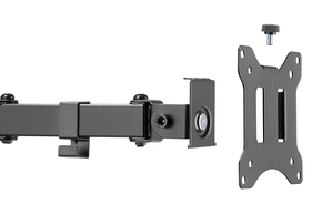 DIGITUS Monitor Klemm-Halterung 8 kg max., schwarz DA-90399