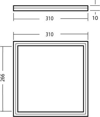 Nobile LED-Panel Flat Q1 nw dim 1-10V 1560141143