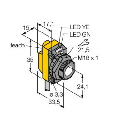 Turck Ultraschallsensor QS18UPA