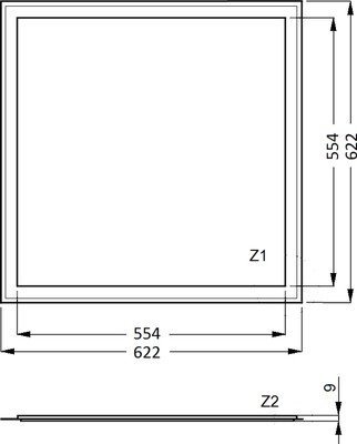 Nobile LED-Panel Q2S 4000K dim 1-10V 1570401143