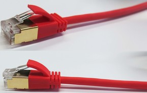 Wantec SSTP-Patchkabel Cat.6A rt 7,0m Steck. 4mm 7164 rt 7,0m