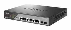 DLink Deutschland 10-Port Gigabit Switch 8x10/100/1000Mbit/s DSS-200G-10MPP/E