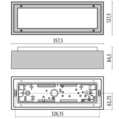 Performance in Light LED-Wandleuchte 4000K 306142