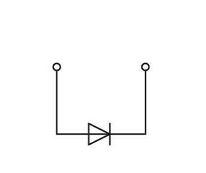 WAGO GmbH & Co. KG Bauelementklemme Diode 1N5408,grau 2004-1211/1000-400