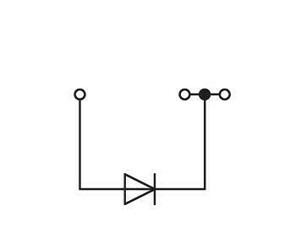 WAGO GmbH & Co. KG Bauelementklemme Diode 1N5408,grau 2004-1311/1000-400