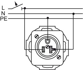 Busch-Jaeger Steckdosen-Einsatz sws 3016 EUC-24G