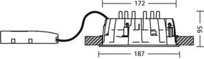 Performance in Light LED-EB-Downlight 1x16W 3000K dimm 818711663001