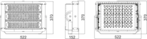 Ledvance LED-Scheinwerfer 4000K ECOHPF300W840VN36600