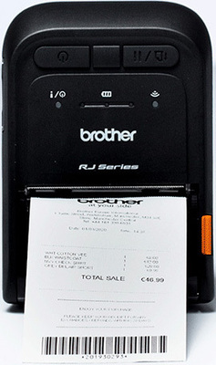 Brother Mobiler Thermo-Drucker 2",NFC,USB,MFi RJ-2035B