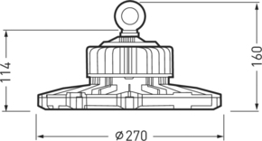 Trilux LED-Hallenstrahler 4000K 2380 TB 10000-840 ET