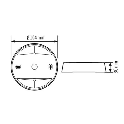 ESYLUX Aufputzdose IP20 schwarz COMPACT #EP10426933