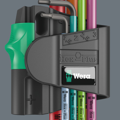 Wera Werk Winkelschlüsselsatz 950/7Hex-Plus