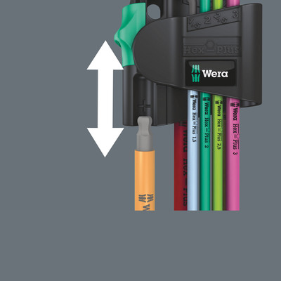 Wera Werk Winkelschlüsselsatz 950/7Hex-Plus