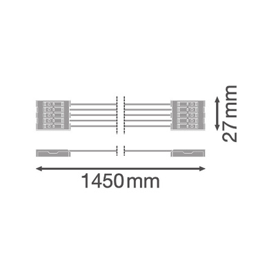 Ledvance Durchgangsverdrahtungssatz 5x2,5, 1,5m, 1-lp. DPHOUS15001LPTH5x2.5