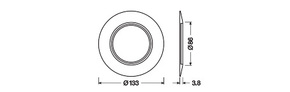 Ledvance Sanierungsring D133, schwarz SP RING D133 BK