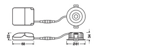 Ledvance LED-Einbaustrahler IP65 927, dim, schwarz SPAIRFIXP6W927PSD65B