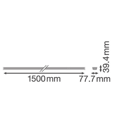 Ledvance LED-Leuchteneinsatz 840, DALI TRUSYSFL.P35W840WOPD