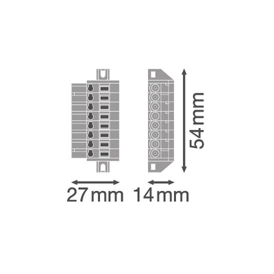 Ledvance Ersteinspeise-Verbinder 8-pol. TRUSYSFLEX FEED IN8P