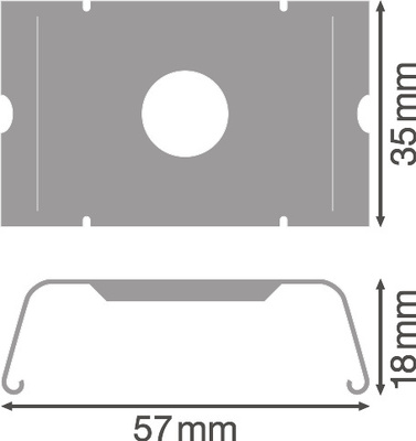 Ledvance Montageclip Decke TRUSYSFLEXSURF.CLIP