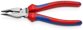 Knipex-Werk Spitzkombizange poliert m.2K-Griffen 08 22 185 SB