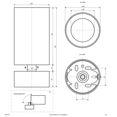 EVN Lichttechnik LED-Anbauleuchte DSR10101