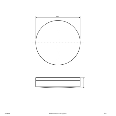 EVN Lichttechnik LED-Anbauleuchte IP54 H30180125