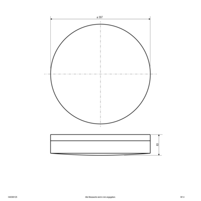 EVN Lichttechnik LED-Anbauleuchte IP54 H40300125