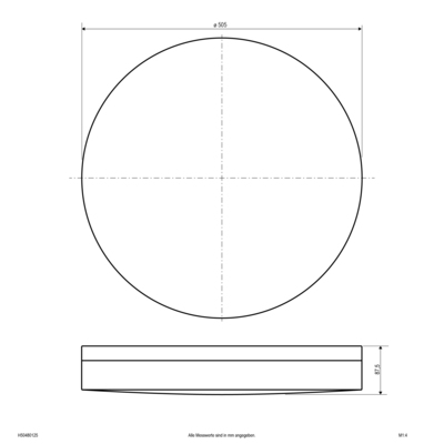 EVN Lichttechnik LED-Anbauleuchte IP54 H50480125