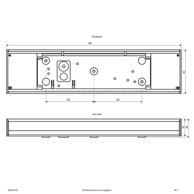 EVN Lichttechnik LED-Wandleuchte WA20160125