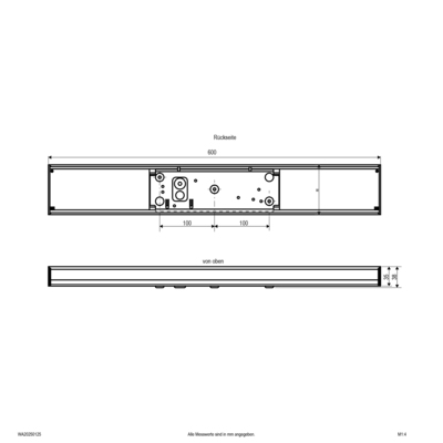 EVN Lichttechnik LED-Wandleuchte WA20250125