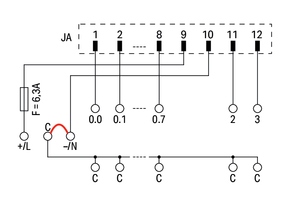 WAGO GmbH & Co. KG Übergabemodul Steckv.Serie232,12p. 704-3003