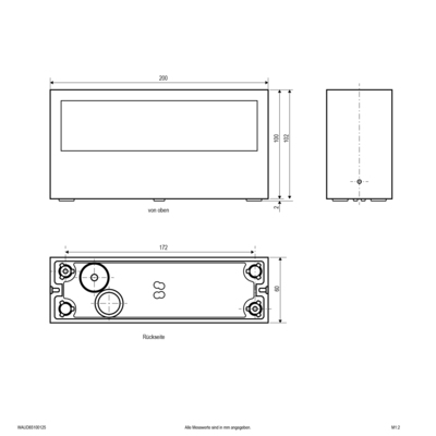 EVN Lichttechnik LED-Wandleuchte IP65 WAUD65100125