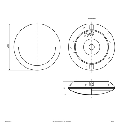 EVN Lichttechnik LED-Wandleuchte IP65 WE30180125